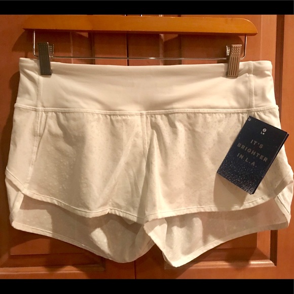 Lululemon LA Reflective Splatter Speed Shorts - Picture 2 of 7